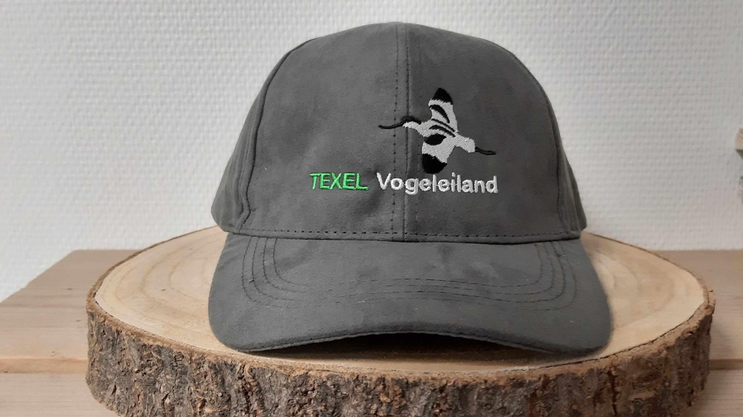 Vogelinformatiecentrum Texel Baseball cap kluut grijs