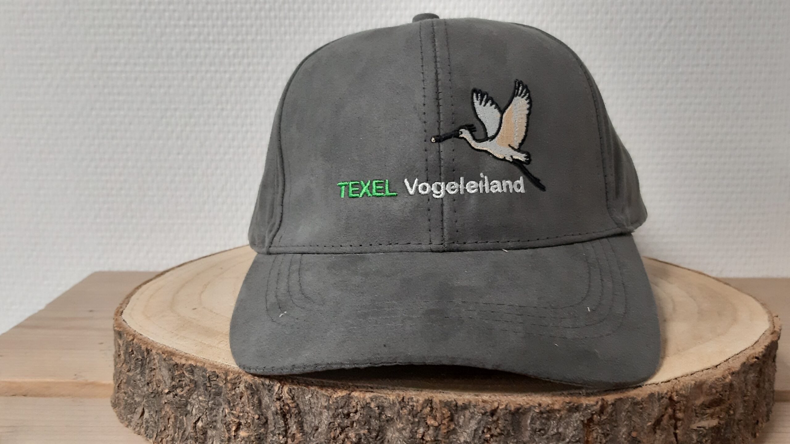 Vogelinformatiecentrum Texel Baseball cap lepelaar grijs
