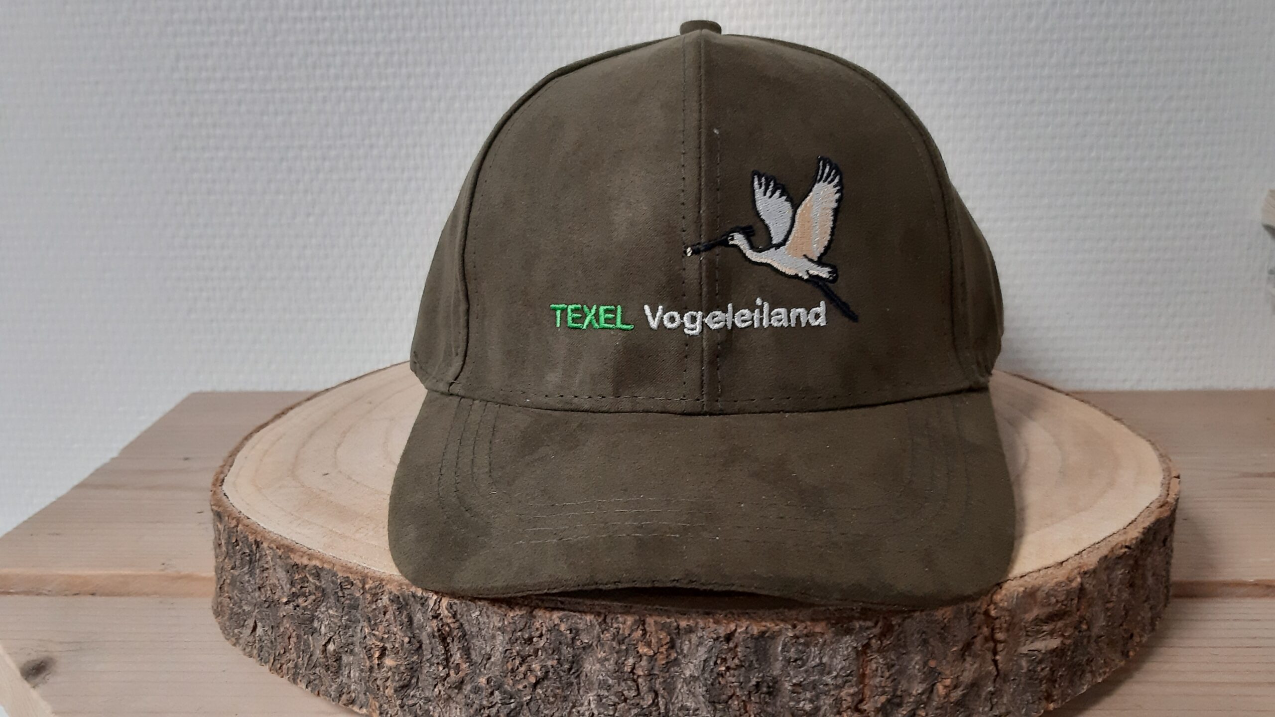 Vogelinformatiecentrum Texel Baseball cap lepelaar groen
